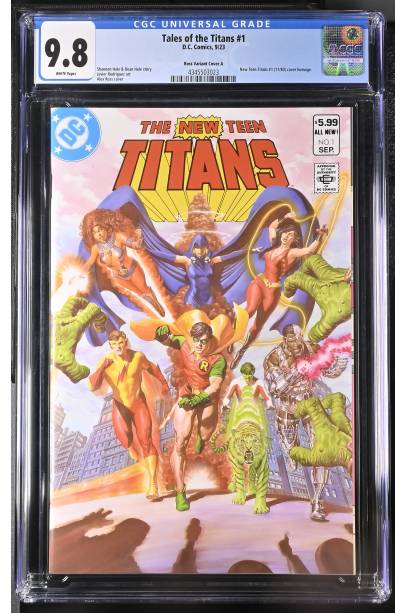 Tales of the Titans #1 Alex Ross exclusive  Ross Variant Cover A CGC 9.8