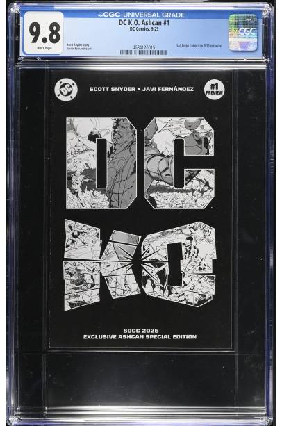 DC K.O. Ashcan #1 San Diego Comic-Con Exclusive CGC 9.8