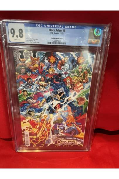 Black Adam #5 1 in 25 Mario Fox Foccillo Card Stock Variant CGC 9.8