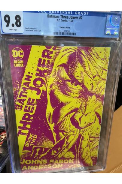 Batman Three Jokers #2 CGC 9.8 Green Variant 1 IN 25