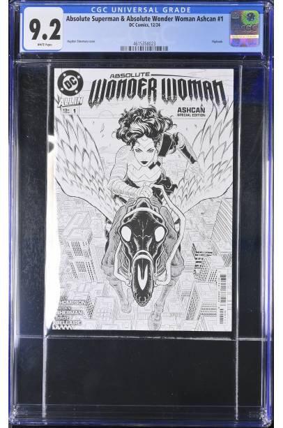 Absolute Superman & Absolute Wonder Woman Ashcan #1 CGC 9.2