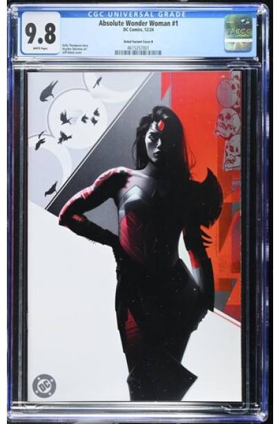 Absolute Wonder Woman #1 1 in 50 Jeff Dekal Virgin Card Stock Var CGC 9.8