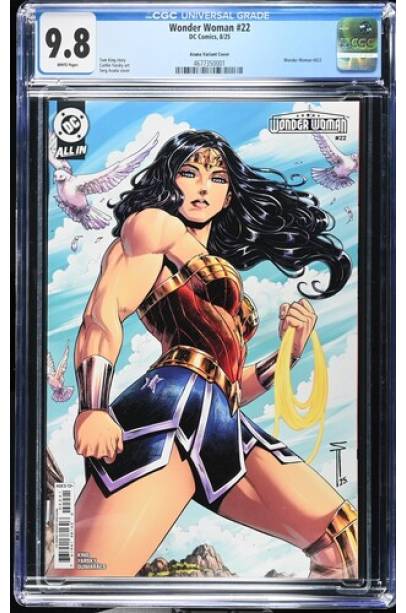 Wonder Woman #22 1 in 25 Serg Acuna Var CGC 9.8