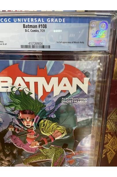 Batman #108 CGC 9.8 Cover A 1st full Appearance of Miracle Molly