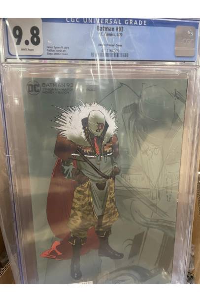 Batman #93 CGC 9.8 1 IN 25 Jimenez THE DESIGNER  Profile Variant