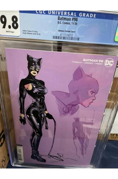 Batman #98 CGC 9.8 1 IN 25 Jimenez CATWOMAN Profile Variant