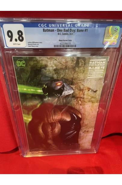 Batman One Bad Day Bane #1 1 IN 25 Liam Sharp Var CGC 9.8