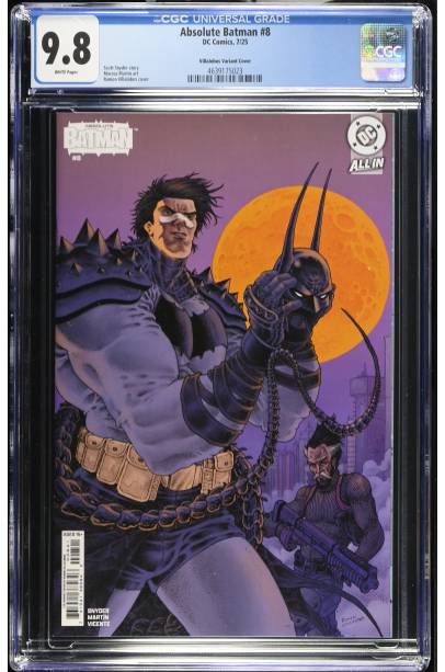 Absolute Batman #8 1 in 25 Ramon Villalobos Var CGC 9.8
