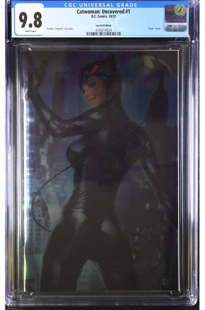 Catwoman Uncovered #1 Stanley Artgerm Lau Foil Var CGC 9.8