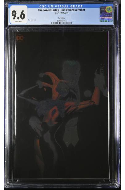 0  SALE The Joker/Harley Quinn: Uncovered FOIL ALEX ROSS COVER CGC 9.6