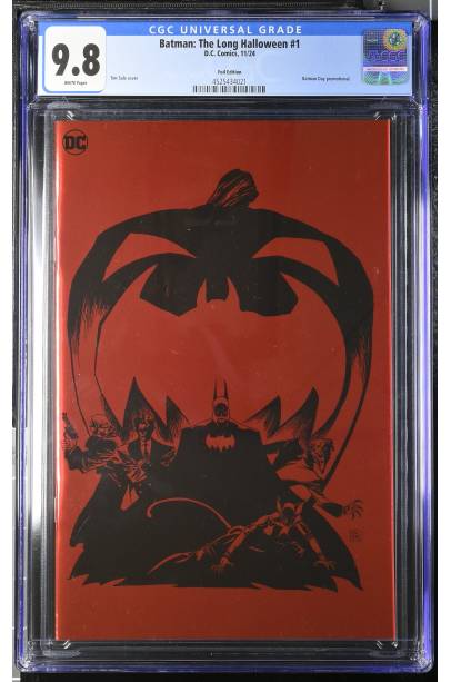 Batman The Long Halloween #1 Batman Day promotional TIM SALE FOIL VAR CGC 9.8