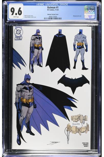 Batman#1 Jimenez  Foil Wraparound coverr CGC 9.6