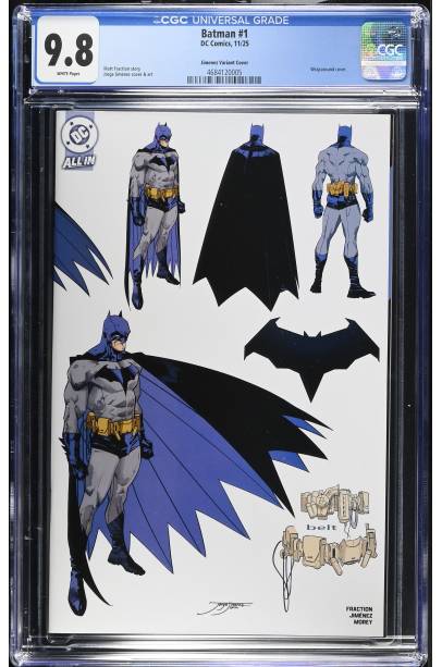 Batman#1 Jimenez  Foil Wraparound coverr CGC 9.8