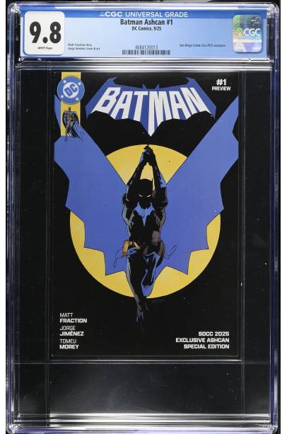 Batman Ashcan #1 San Diego Comic-Con Exclusive CGC 9.8