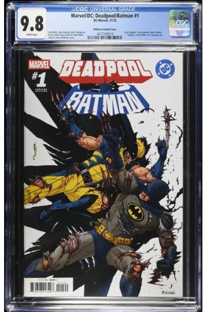 Marvel/Dc: Deadpool/Batman #1 1 in 25  Steve Mcniven Var CGC 9.8