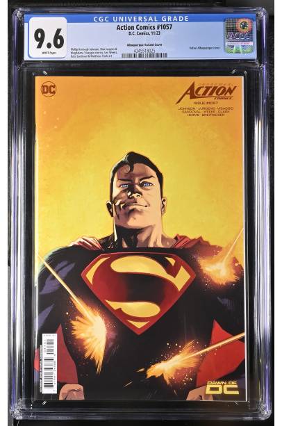 Action Comics #1057 1 IN 25 Rafael Albuquerque Card Stock Var CGC 9.6