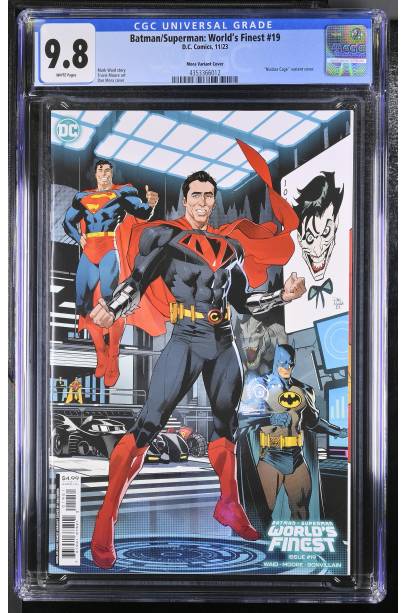 Batman/Superman World's Finest #19 CGC 9.8 Nicolas Cage"" variant cover