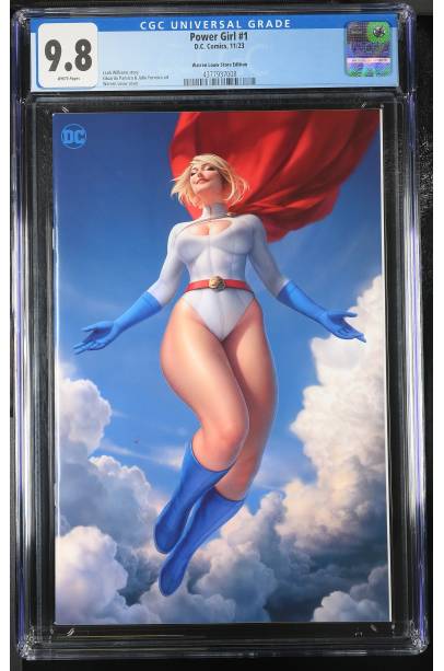 Power Girl #1 Exclusive Var Warren Louw CGC 9.8