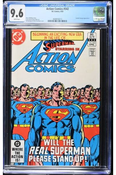 Action Comics #542 (1983) CGC 9.6