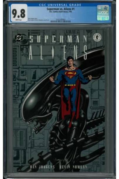 Superman vs. Aliens #1 CGC 9.8 7/95 D.C. Comics-Dark Horse