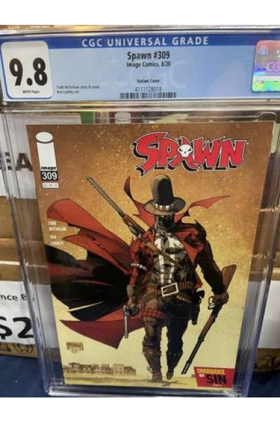 Spawn #309 Variant Cover CGC 9.8 FIRST PRINT