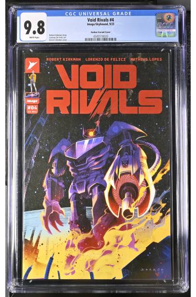 Void Rivals #4 1 IN 25 Karen S Darboe  CGC 9.8 FIRST PRINTING