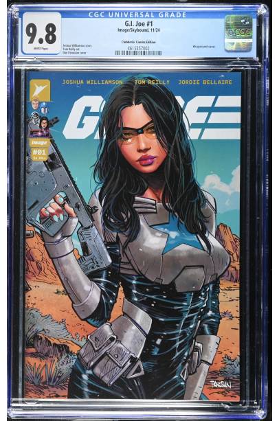 GI JOE #1 PANOSIAN BARONESS WRAPAROUND EXCLUSIVE VAR CGC 9.8