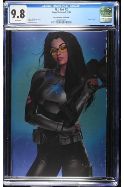 G.I. Joe #2 exclusive Josh Burns Foil Virgin var CGC 9.8