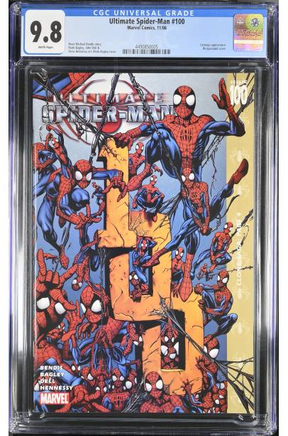 ULTIMATE SPIDER-MAN #100 Wraparound cover 2006 CGC 9.8