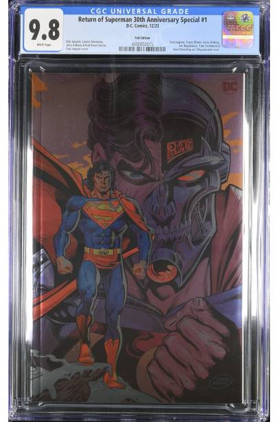 Return of Superman 30th Anniversary Special #1 FOIL  CGC 9.8