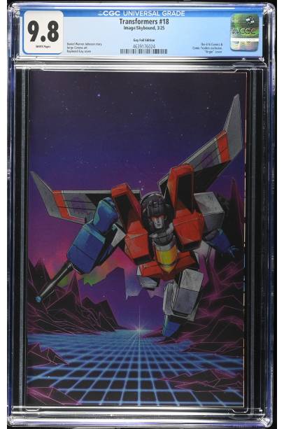 Transformers #18 Raymond Gay Foil Var CGC 9.8