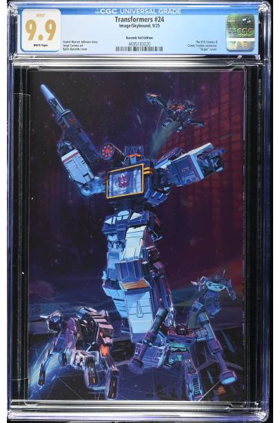 Transformers #24 Bjorn Barends Exclusive FOIL cover CGC 9.9 MINT