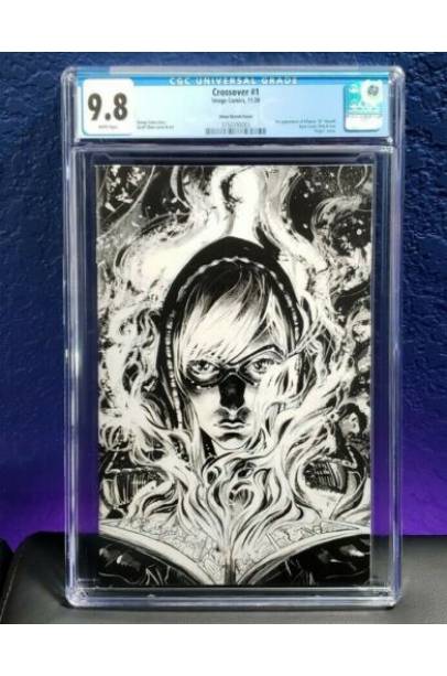 Crossover #1 CGC 9.8  Shaw Sketch Cover 1 IN 75