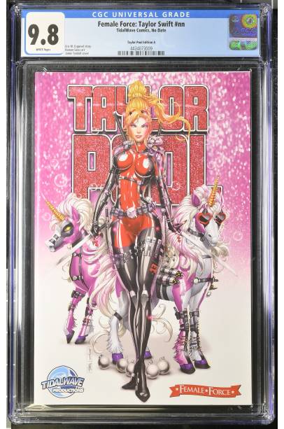 Female Force: Taylor Swift Taylor Pool Edition A Jamie Tyndall CGC 9.8