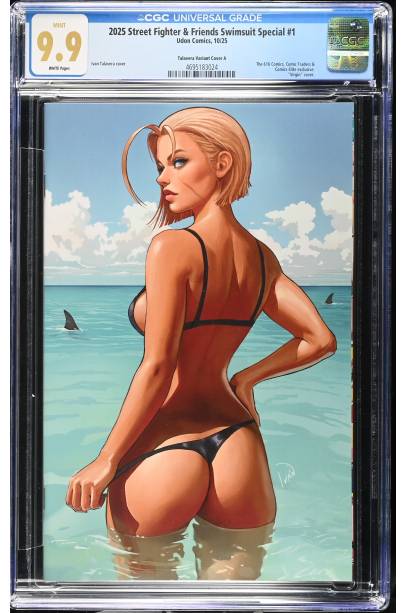 2025 Street Fighter & Friends Swimsuit Special Exclusive cover CGC 9.9 MINT