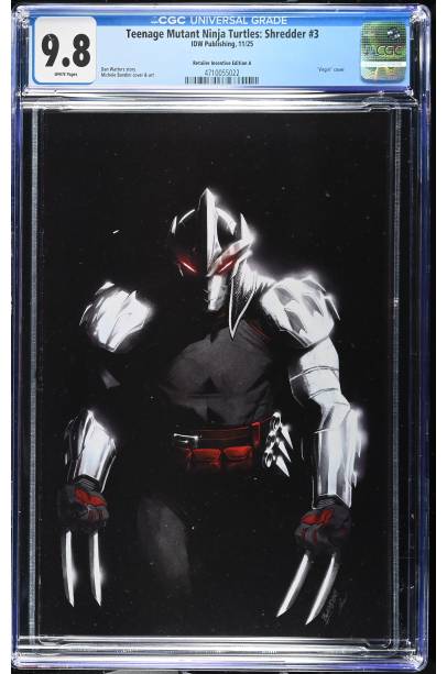 Teenage Mutant Ninja Turtles: Shredder #3 Michele Bandini 1 in 10 Virgin Var CGC 9.8