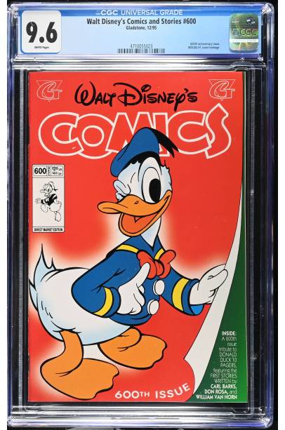 Walt Disney's Comics and Stories #600 1995 CGC 9.6