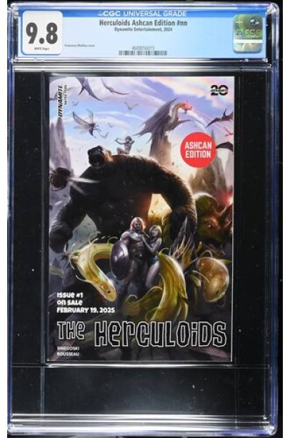 Herculoids Ashcan Edition #1 CGC 9.8