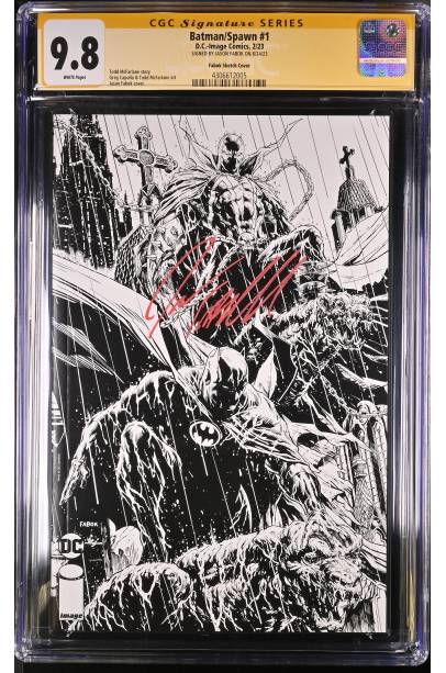 Batman / Spawn #1 1 IN 25  CGC SS 9.8 SIGNED BY JASON FABOK