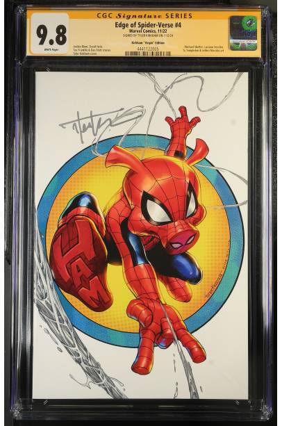 Edge of Spider-Verse #4 Tyler Kirkham Virgin Exclusive CGC SS 9.8