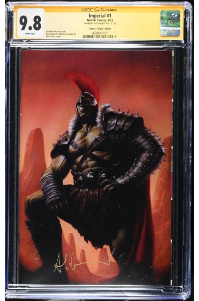 Imperial #1 1 in 100 Var signed by ADI GRANOV CGC 9.8