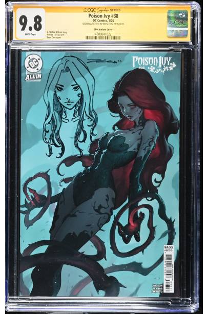 Poison Ivy #38 SIGNED & SKETCH BY ZEEN CHIN CGC 9.8