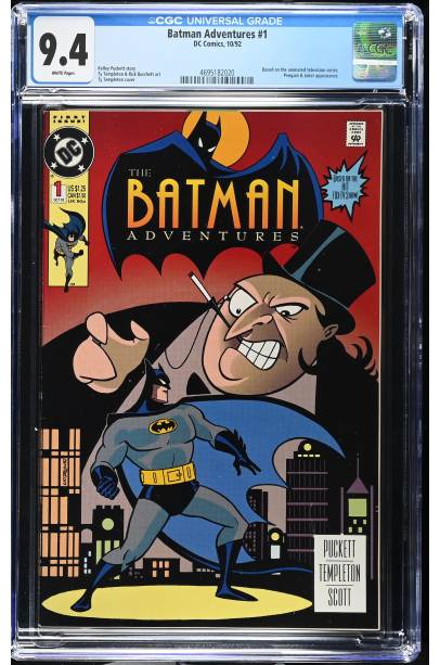 Batman Adventures #1 ( 1992 ) CGC 9.4 Batman Adventures #1 ( 1992 ) CGC 9.4