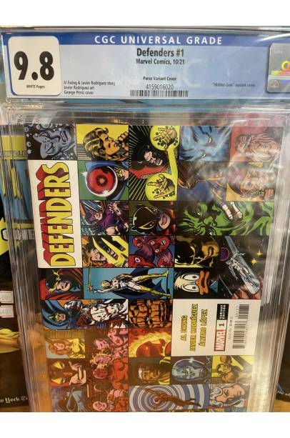 Defenders #1 (1 IN 25 Perez Hidden Gem Variant) CGC 9.8