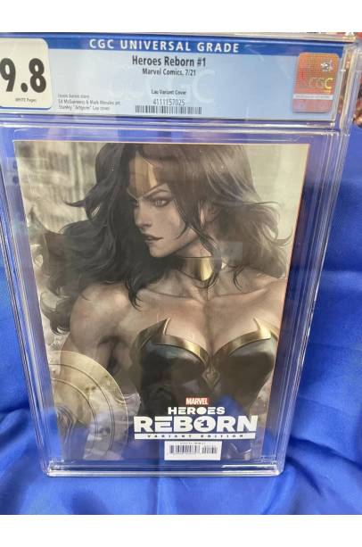 Heroes Reborn #1 Artgerm Variant CGC 9.8