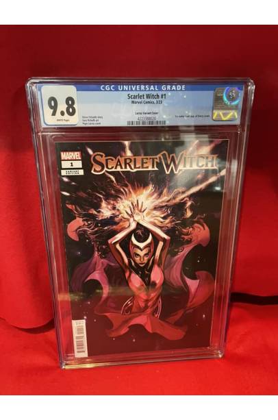 SCARLET WITCH #1 PEPE LARRAZ 1 IN 25 CGC 9.8