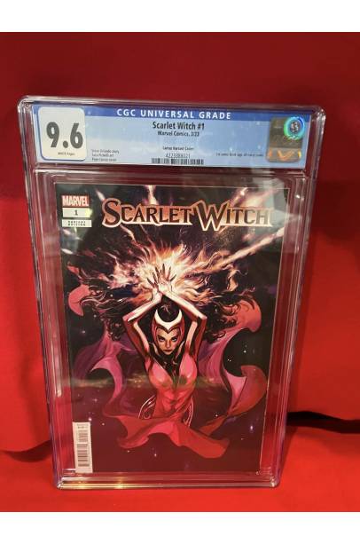 SCARLET WITCH #1 PEPE LARRAZ 1 IN 25 CGC 9.6