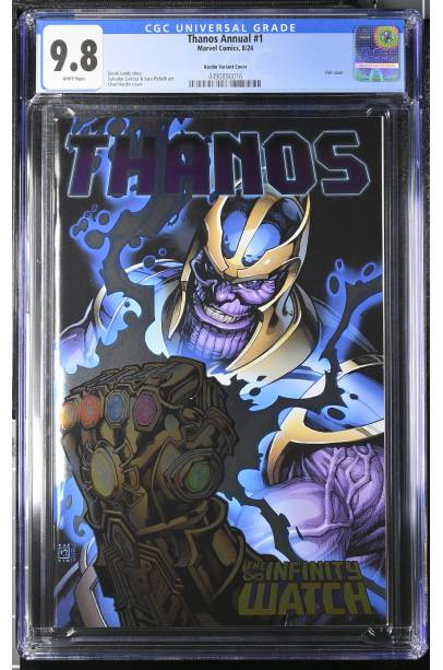 Thanos Annual #1 Chad Hardin Foil Var CGC 9.8