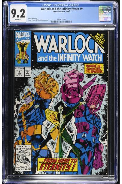 Warlock and the Infinity Watch #9 (1992)  CGC 9.2