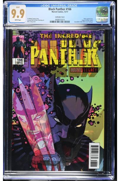 Black Panther #166 Lenticular Cover CGC 9.9